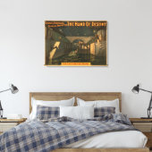 Hand of Destiny "The Lock on the Seine River" Canvas Afdruk (Insitu (Slaapkamer))