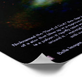 Hand of God Pulsar (PSR B1509-58) - poster (Hoek)