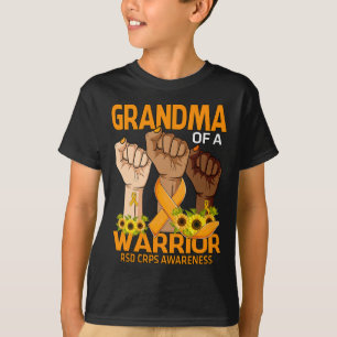 Hand oma van een krijger RSD CRPS Awareness Sunfl T-shirt