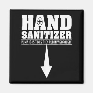 Hand ontsmettingsmiddel Grappig Sarcastisch Volwas Magneet