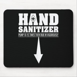 Hand ontsmettingsmiddel Grappig Sarcastisch Volwas Muismat