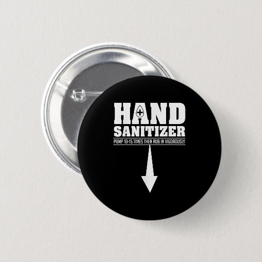 Hand ontsmettingsmiddel Grappig Sarcastisch Volwas Ronde Button 5,7 Cm (Voorkant /achterkant)