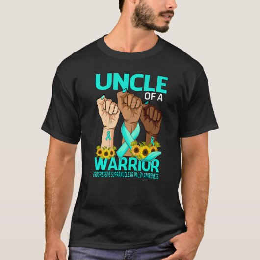Hand oom van een krijger progressieve supranuclear t-shirt (Voorkant)
