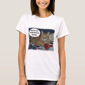 Hand over de kraan en niemand krijgt hurt t-shirt