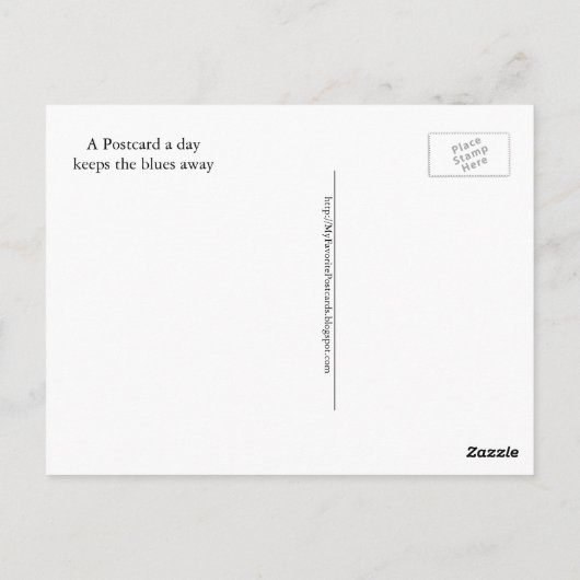 Hand over het Briefkaart en niemand raakt gewond (Achterkant)