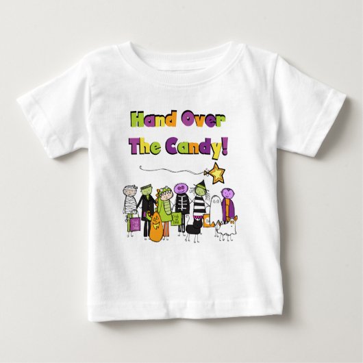 Hand over het Snoep Halloween Tshirts and Gifts (Voorkant)
