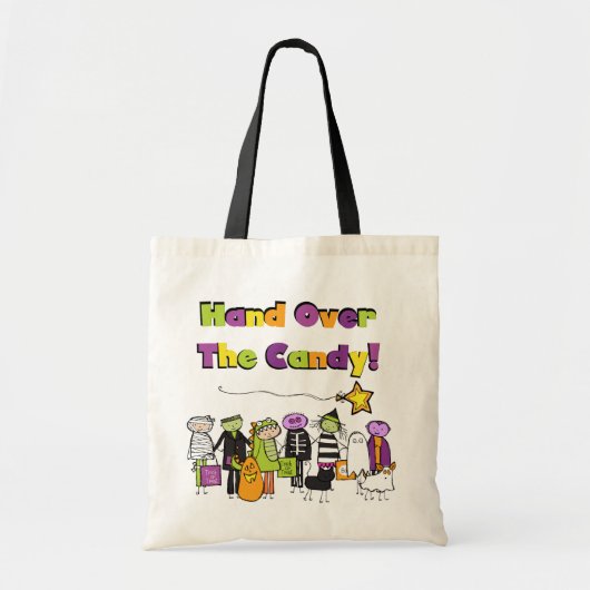 Hand over het Snoep Halloween Tshirts and Gifts Tote Bag (Voorkant)