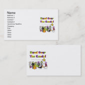 Hand over het Snoep Halloween Tshirts and Gifts Visitekaartje (Voorkant / Achterkant)