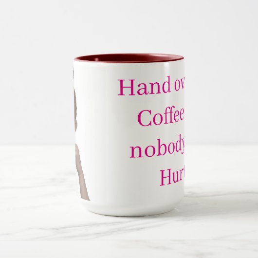 Hand over the Coffee Mug Mok (Midden)