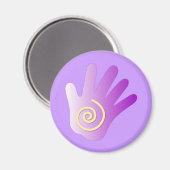 Hand - Paars Magneet (Voorkant / Achterkant)