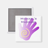 Hand - Paars Magneet (Voorkant / Achterkant)