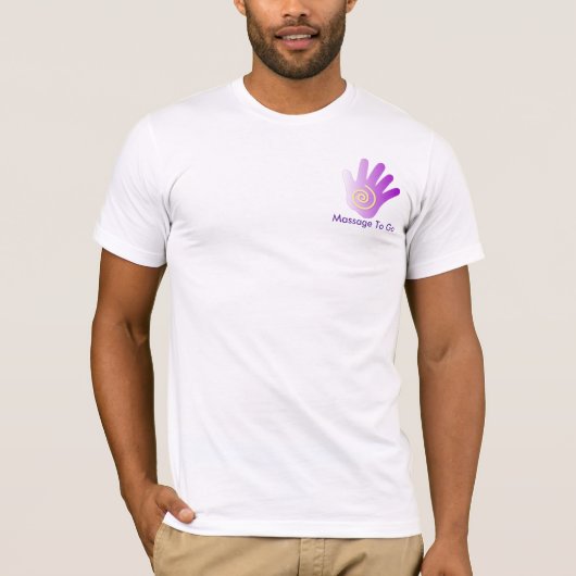 Hand - Paars T-shirt (Voorkant)