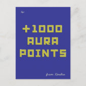Hand-painted + 1000 Aura points  Feestdagenkaart (Voorkant)