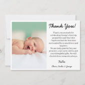 Hand-Painted Capricorn Birthday Thank You Bedankkaart (Achterkant)