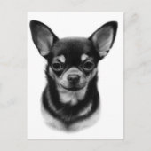 Hand Painted Chihuahua Pet Portrait Briefkaart (Voorkant)