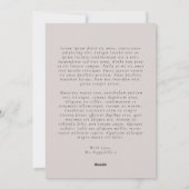 Hand-Painted Christmas Tree Family Greeting Feestdagenkaart (Achterkant)