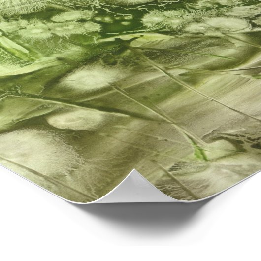 Hand Painted Dandelion Field and Blue Sky Poster (Hoek)