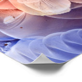 Hand Painted Fantasy Floral Art Glowing Abstract Poster (Hoek)