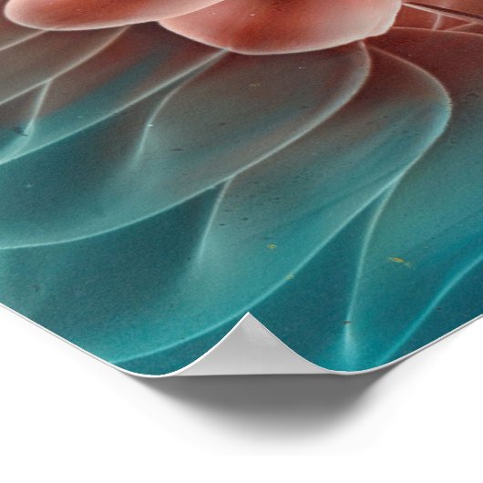 Hand Painted Floral Fantasy Art Poster (Hoek)