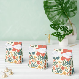 Hand-Painted Floral Pattern – Colorful Botanical  Bedankdoosjes