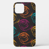 Hand painted grange texture. Ink geometric element Case-Mate iPhone Case (Achterkant)