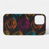 Hand painted grange texture. Ink geometric element iPhone Hoesje (Achterkant horizontaal)