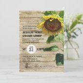 Hand Painted Sunflower Wooden Fence bijenkast Kaart (Staand voorkant)