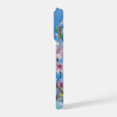 Hand Painted Trendy Watercolour Cherry Blossoms iPhone Hoesje (Linkerkant)