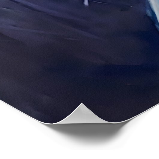 Hand Painted Wild Cat Portrait Poster (Hoek)