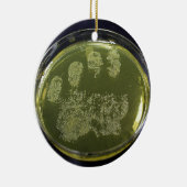 Hand Petri Dish Bacteria Keramisch Ornament (Rechts)
