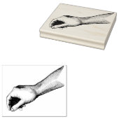  Hand Pickup Rubber Art Stamp Rubberstempel (Gestempeld)