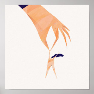 hand poster