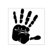 Hand Print Silhouet Art Stempel (Afrduk)
