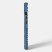 Hand-quilted stitched phone case (Achterkant / Links)