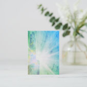 *~* Hand Rays of Light Energy Heal Visitekaartje (Staand voorkant)
