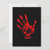 Hand Red MMIW Kaart (Voorkant)