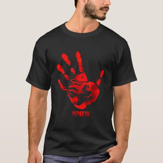 Hand Red Mmiw T-shirt (Voorkant)