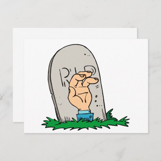 Hand Rises van Grave Briefkaart (Voorkant / Achterkant)