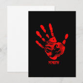 Hand Rode MMIW Kaart (Voorkant / Achterkant)