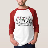 Hand Rolled Candy Canes Mannen T-shirt (Voorkant)