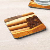 Hand Rolled Cigars uit La Romana DR. Drankjes Onderzetter (Linkerzijde)