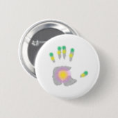 Hand Ronde Button 5,7 Cm (Voorkant /achterkant)