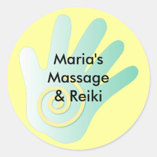 Hand Ronde Sticker