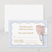 Hand Rosary Beads Blue RSVP (Voorkant / Achterkant)