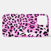hand roze kleur naadloos luipaard / el Case-Mate iPhone case (Achterkant (horizontaal))