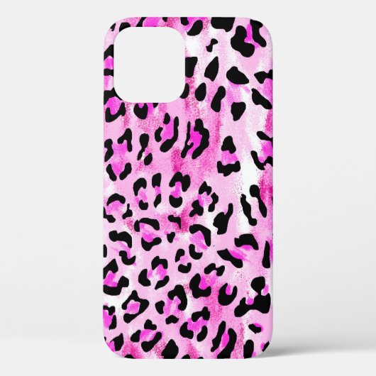 hand roze kleur naadloos luipaard / el Case-Mate iPhone case (Achterkant)