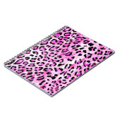 hand roze kleur naadloos luipaard / el notitieboek (Linkerzijde)