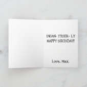 Hand Sanitizer Alcohol Funny Verjaardag Kaart (Binnen)