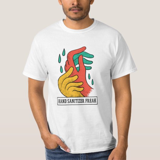 Hand Sanitizer Freak T-shirt (Voorkant)