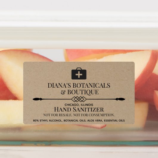 Hand Sanitizer Labels (Aangebracht)